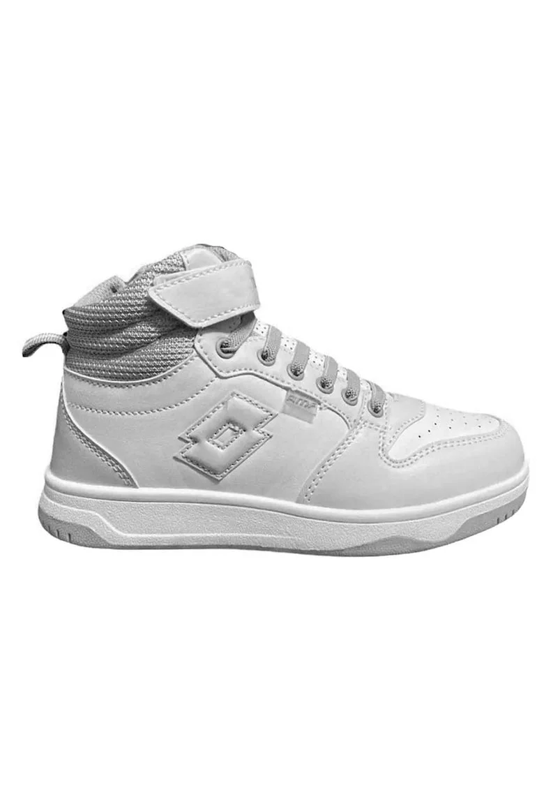 Pantofi sport copii  Rocket, piele, talpa medie, stabilitate, confort, alb