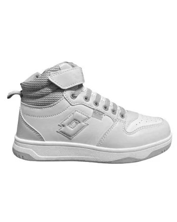 Pantofi sport copii  Rocket, piele, talpa medie, stabilitate, confort, alb