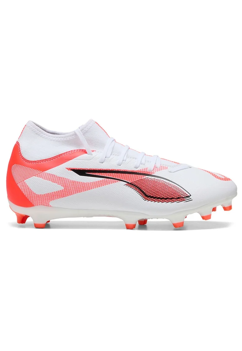 Ghete fotbal  Ultra 5 Play+ FG/AG, alb, sintetic, set cu tehnologie avansata pentru viteza si agilitate,