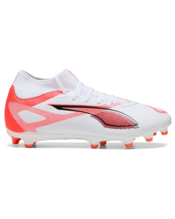 Ghete fotbal  Ultra 5 Play+ FG/AG, alb, sintetic, set cu tehnologie avansata pentru viteza si agilitate,