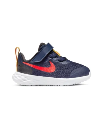 Pantofi sport copii  Revolution 6 NN, albastru rosu, material textil,