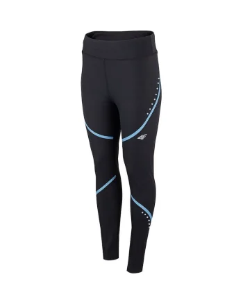 Pantaloni sport dama,  Poliester, Negru,