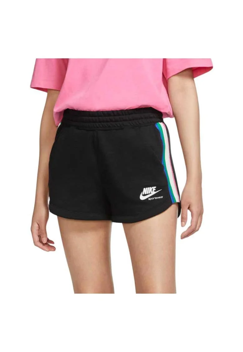 Pantaloni sport dama CU8399,  Fleece, Negru,