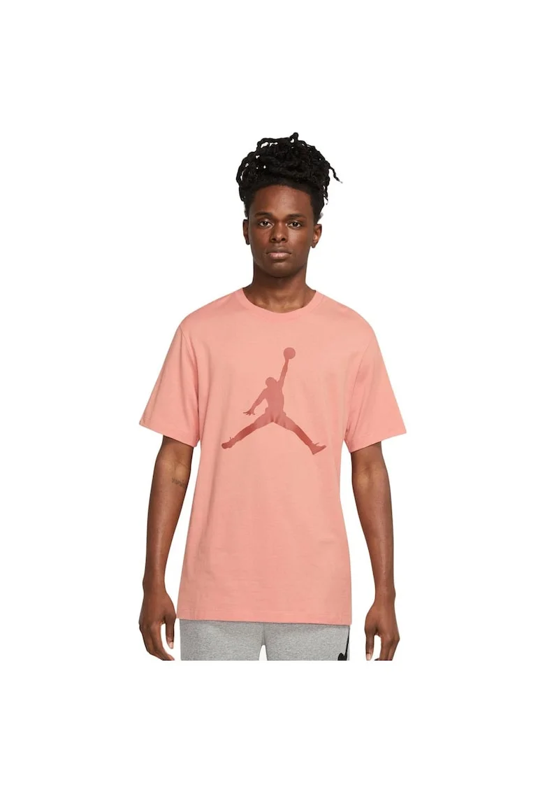 Tricou sport barbati  croiala standard, bumbac/poliester, roz,