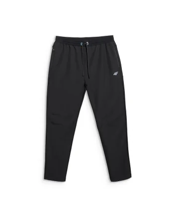 Pantaloni Barbati  Running, 4F, Negru, Elementele Reflectorizante, Imprimatie Bionic Finish Eco