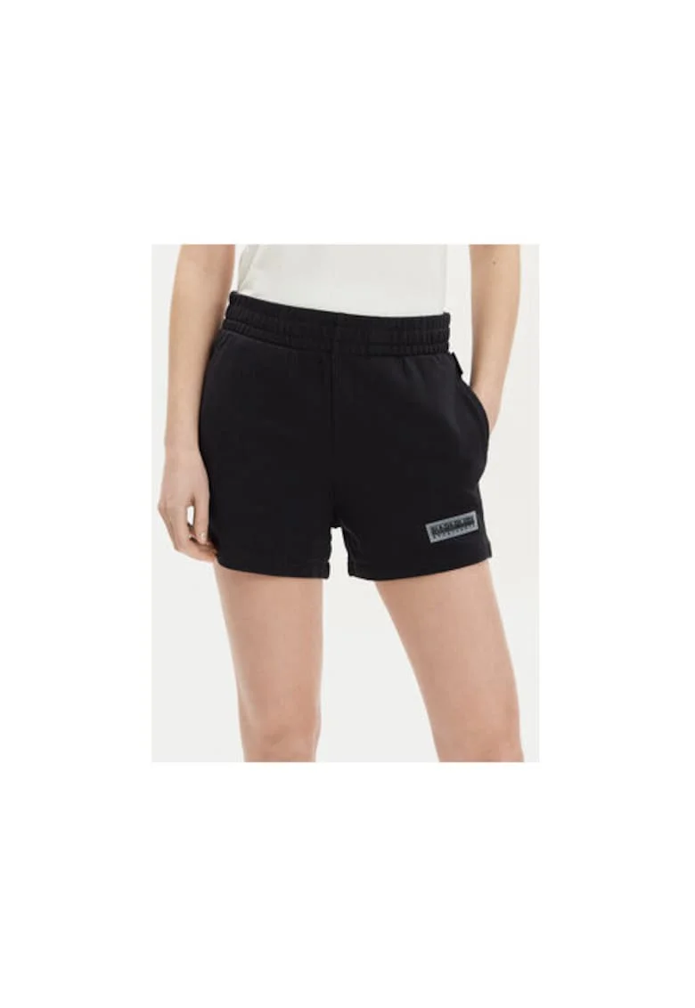 Pantaloni scurti dama,  303651893, Bumbac, Negru, Negru