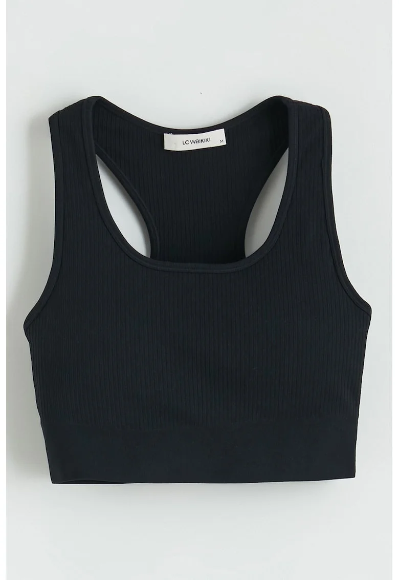 Top crop cu striatii, Gri antracit