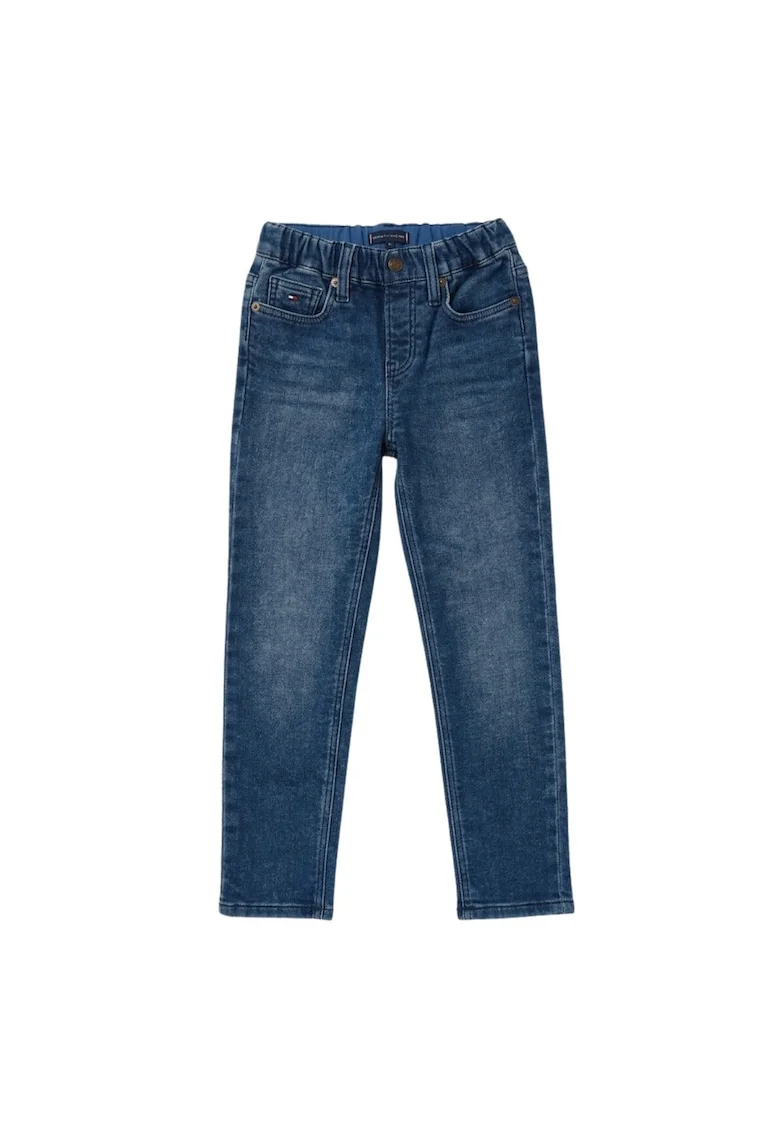 Blugi cu talie elastica,