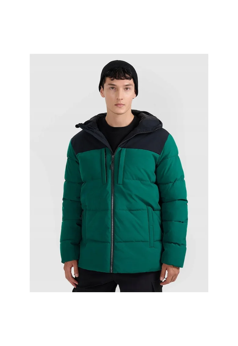 Jacheta sport barbati,  poliester, 45987, Verde/Negru