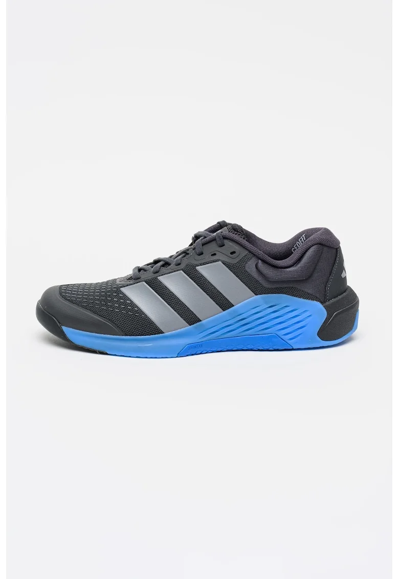 Pantofi low-cut Dropset 4, pentru fitness, Gri antracit