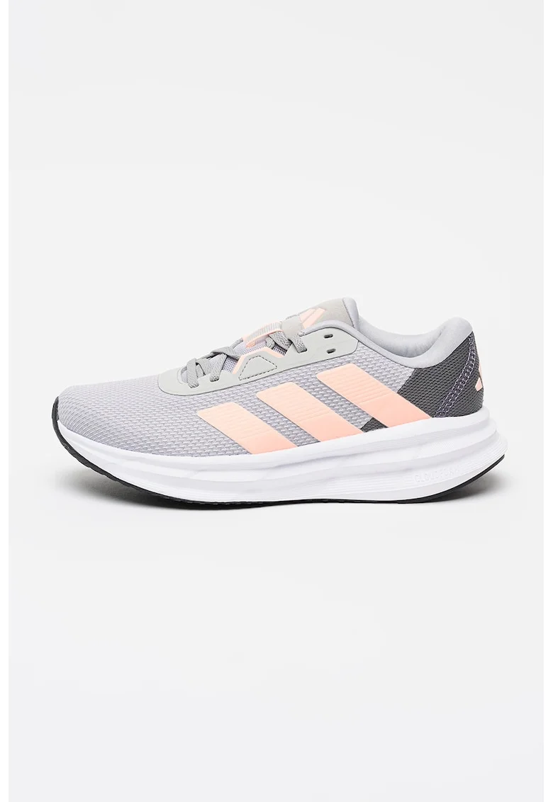 Pantofi Galaxy 7 cu logo, pentru alergare, Gri deschis/Roz pal