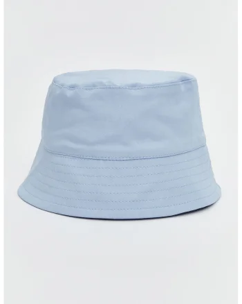 Palarie bucket din bumbac, Albastru deschis