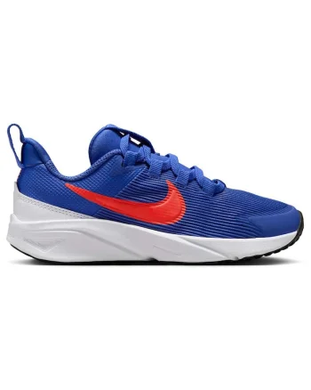 Pantofi sport copii  Star Runner 4, sireturi elastice, sintetic, albastru