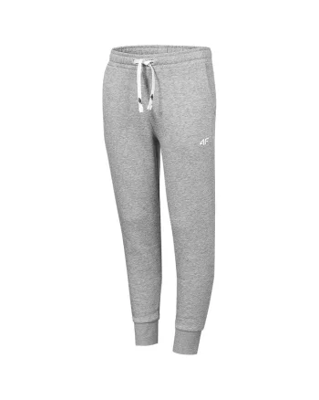Pantaloni de trening pentru copii  HJL22-JSPDD001, talie elastica, buzunare laterale, poliester/bumbac, gri