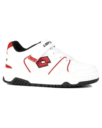 Pantofi sport copii,  BOXSCORE K, alb, sintetic, sistem inchidere Velcro