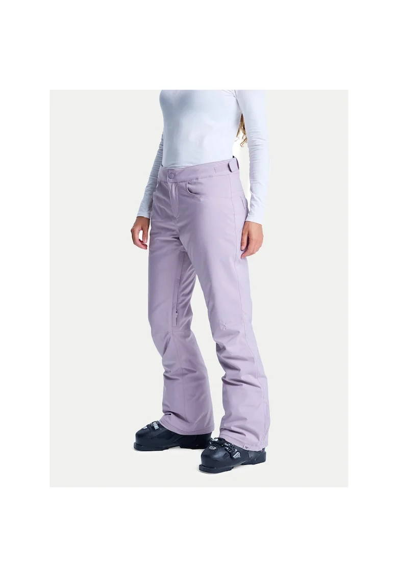 Pantaloni sport dama,  snowboard, violet, poliester