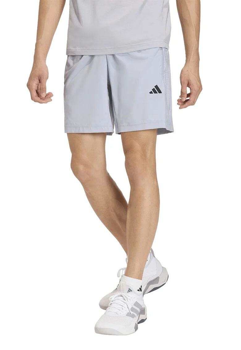Pantaloni scurti pentru fitness We Bas, Gri deschis
