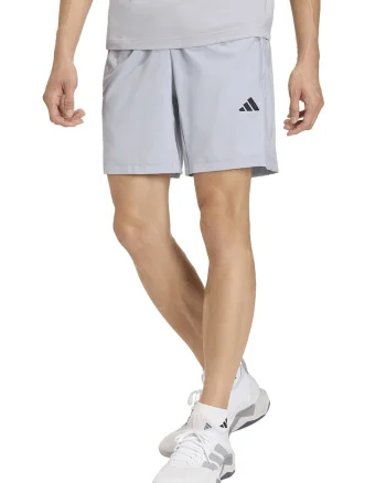 Pantaloni scurti pentru fitness We Bas, Gri deschis