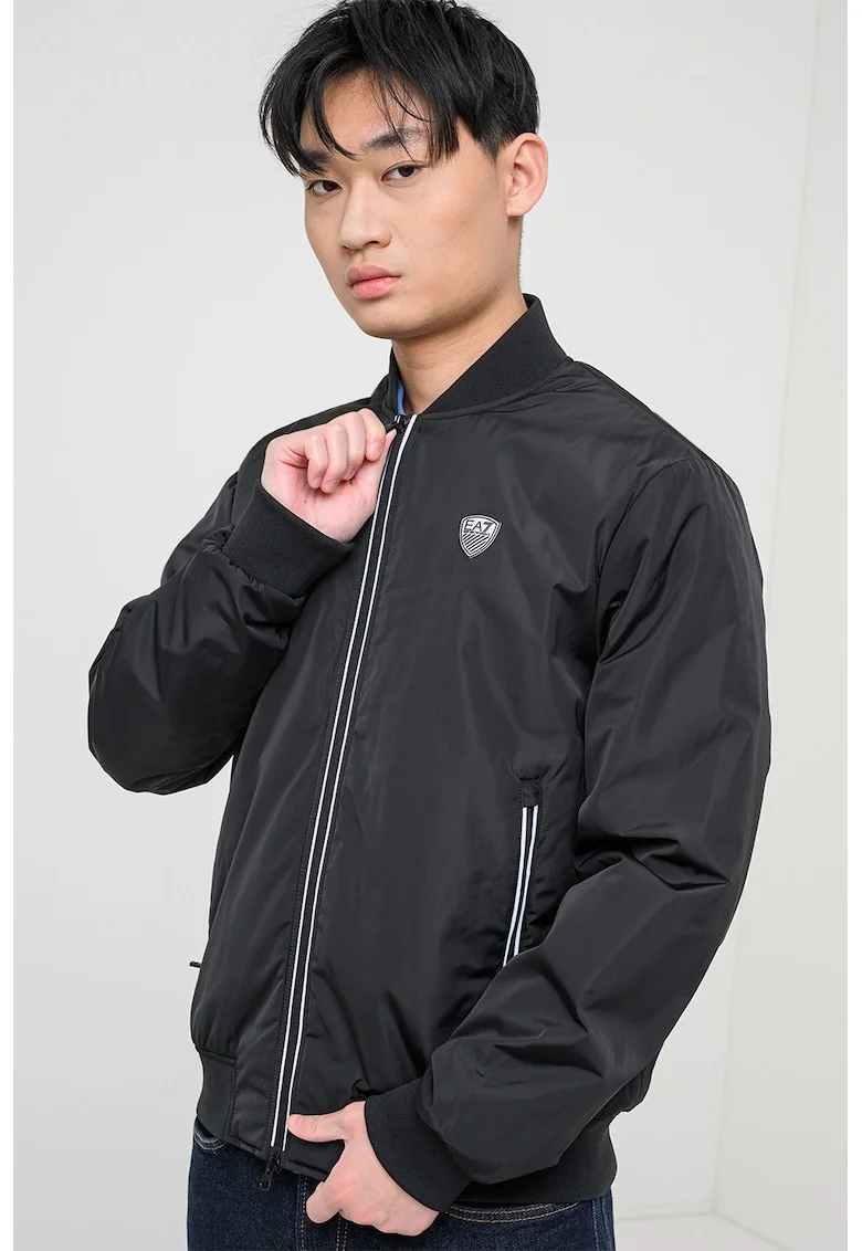 Jacheta bomber Train Premium Shield, Negru