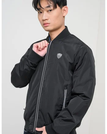 Jacheta bomber Train Premium Shield, Negru
