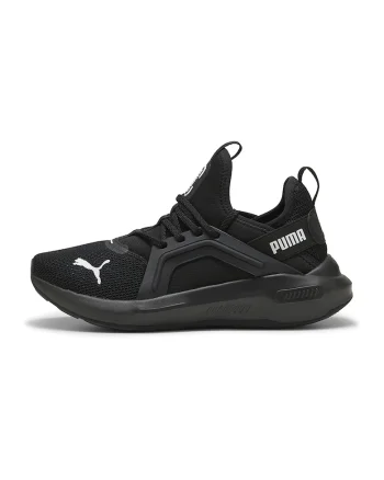 Pantofi cu logo pentru alergare, Negru, Alb optic, Negru/Alb optic