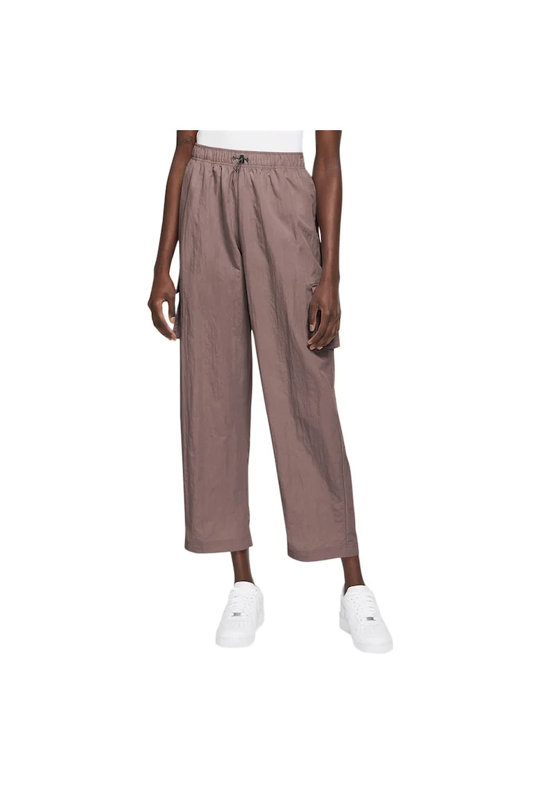 Pantaloni sport dama DO7209,  Nylon, Gri