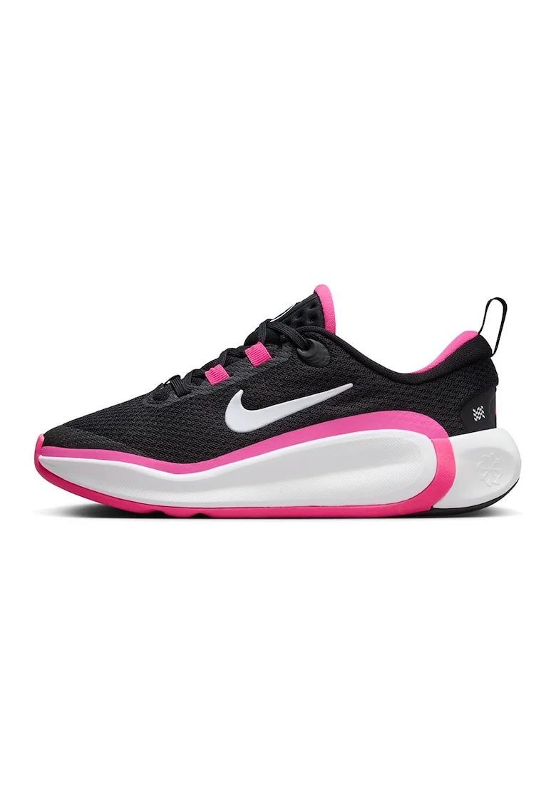 Pantofi de plasa pentru alergare Infinity Flow, Negru/Fucsia