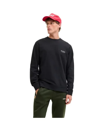 Bluza JACK &JONES Archive Graphic Crew 53567, Negru