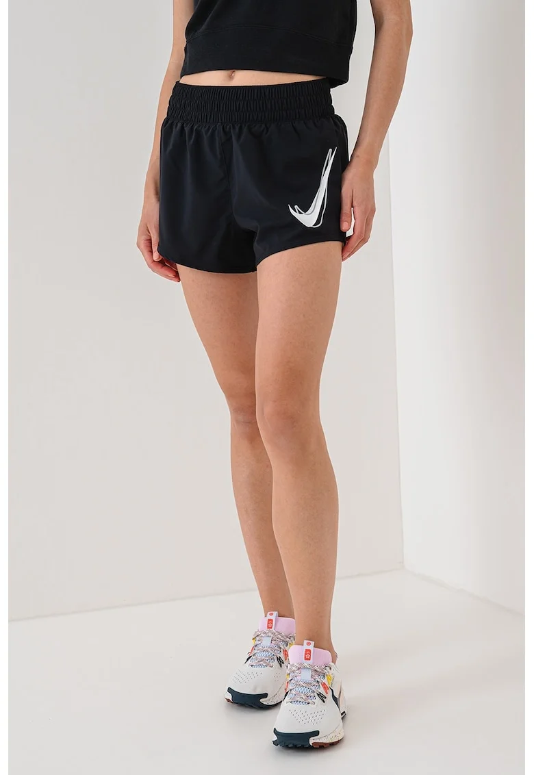 Pantaloni scurti cu Dri Fit pentru alergare One, Alb/Negru