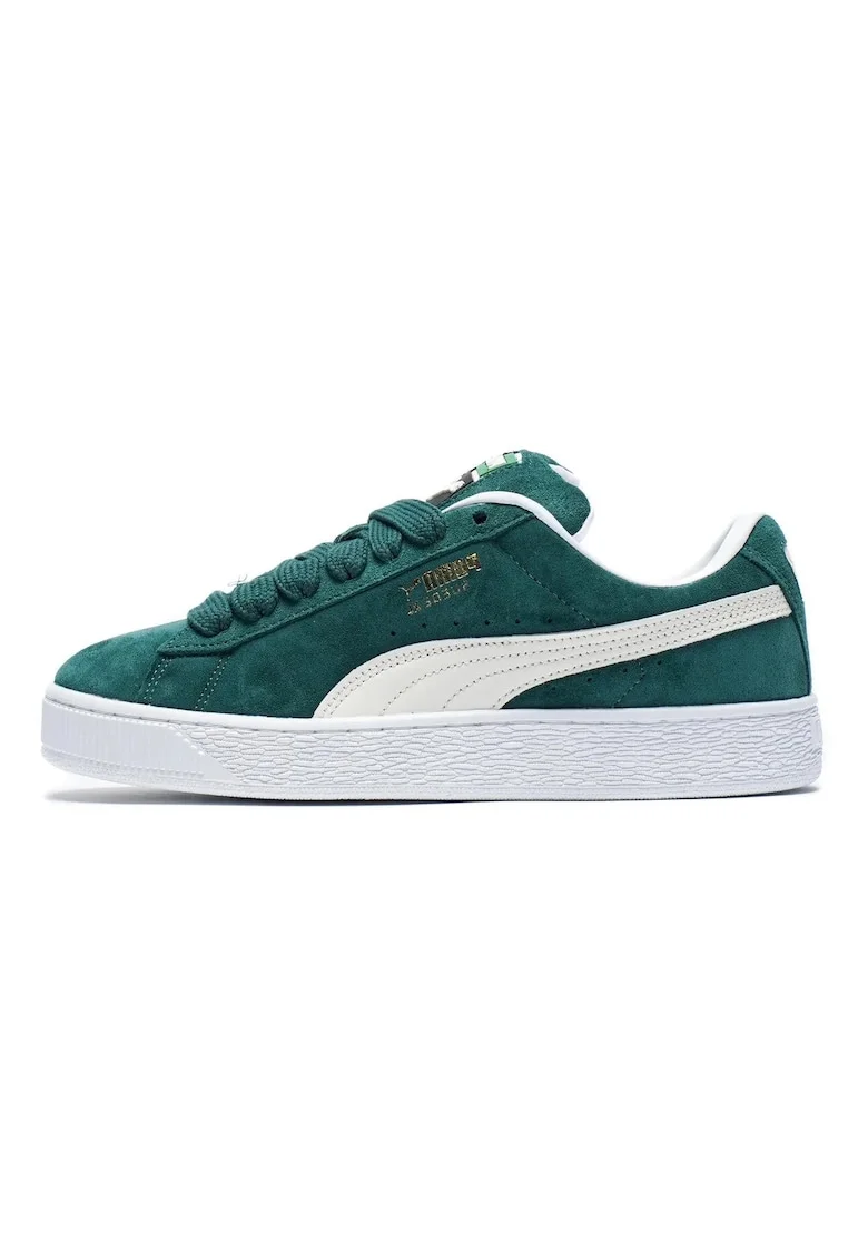 Pantofi sport barbati,  Suede XL, piele intoarsa, verde, marime