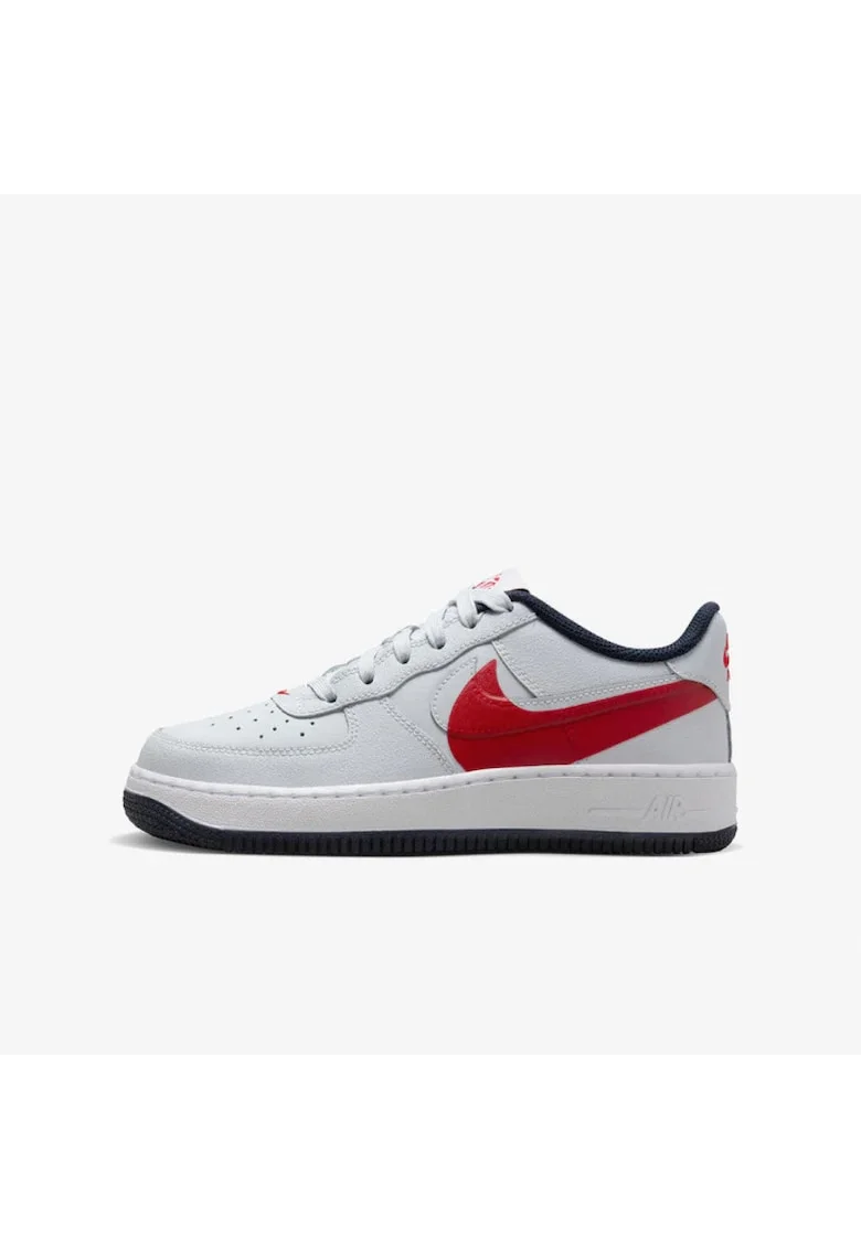 Pantofi sport dama  Air Force 1 Low "Grey/Big Red Swoosh", 38EU, FQ4118-001
