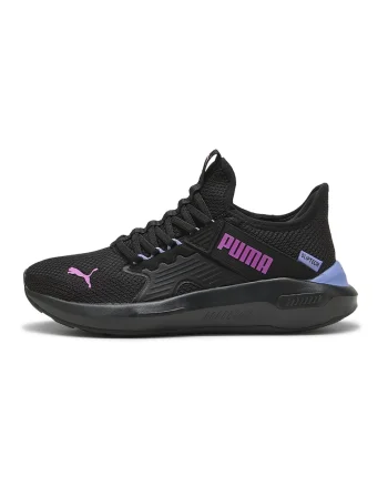 Pantofi Softride Enzo 5 mid-cut pentru alegare, Albastru pastel/Negru/Fucsia