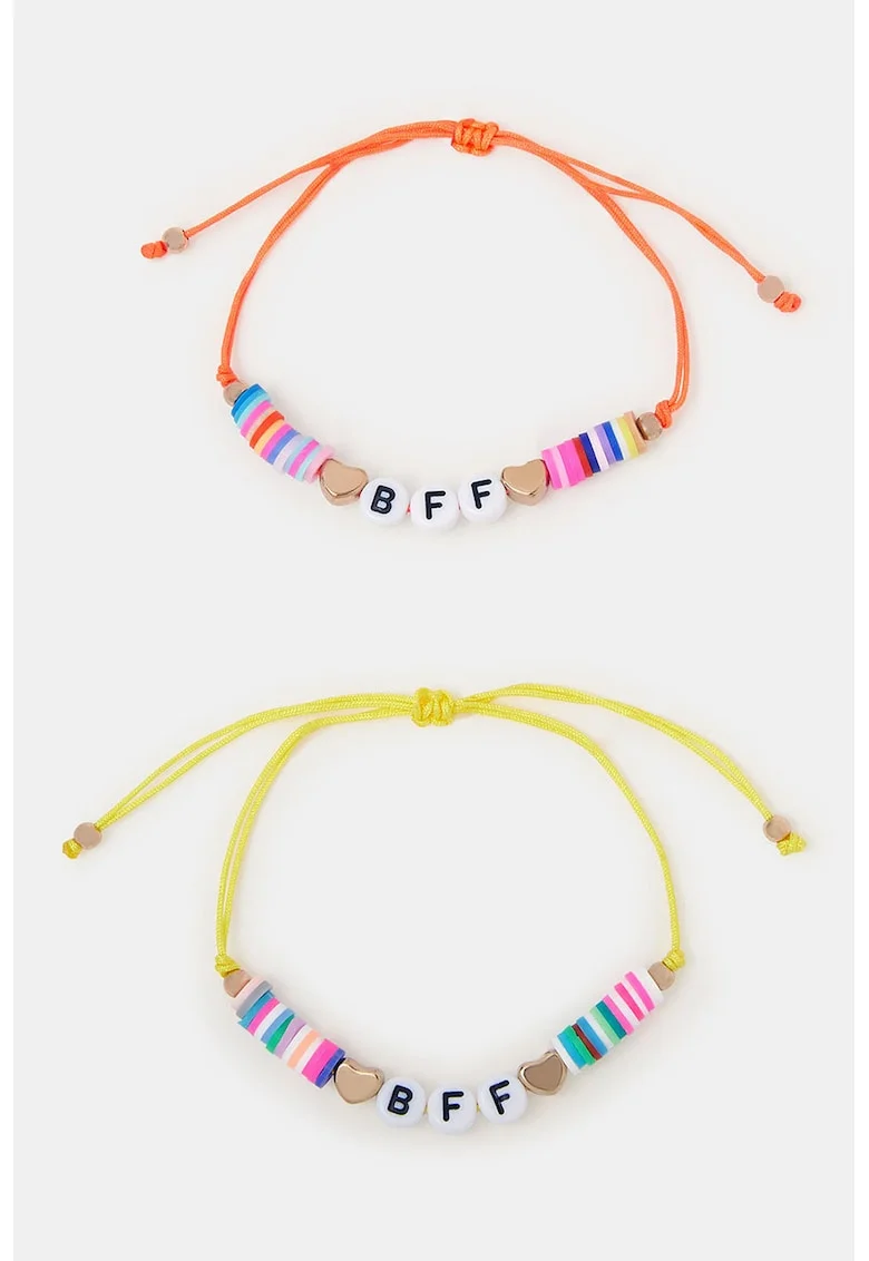 Set de bratari BFF - 2 piese, Multicolor