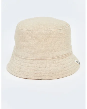 Palarie bucket din bumbac, Bej