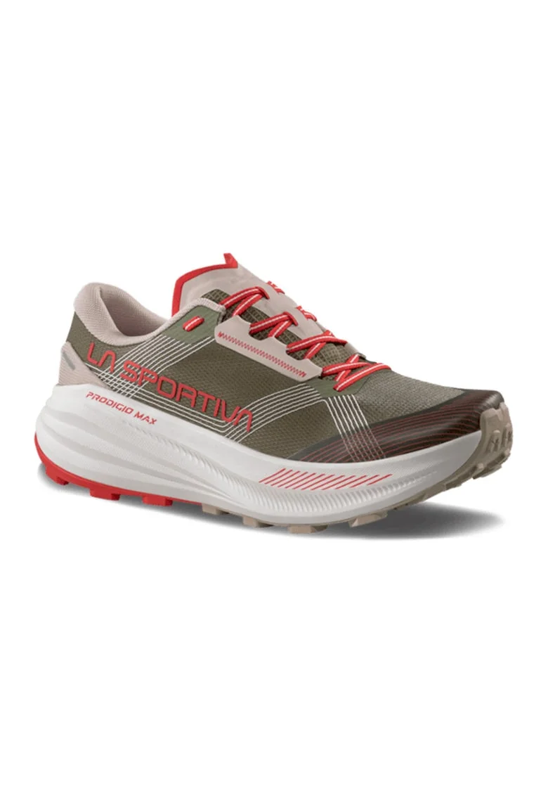 Pantofi low-cut Prodigio Max pentru alergare, Portocaliu mandarina/Verde pal/Alb optic