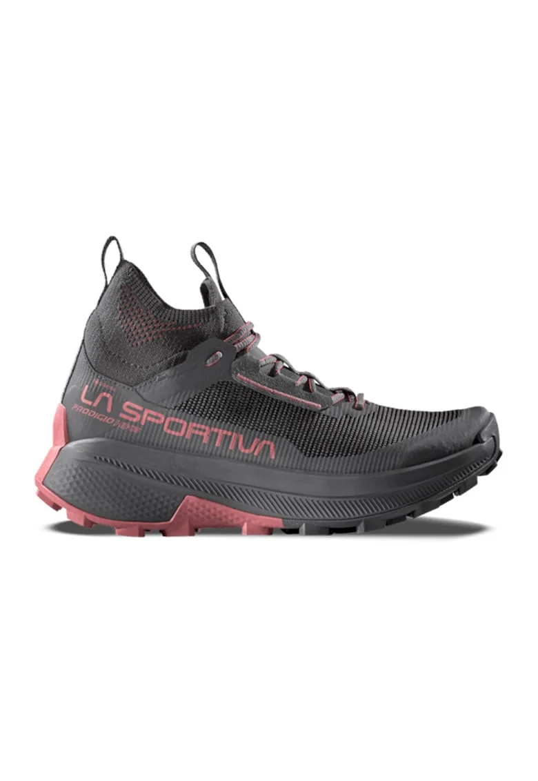 Pantofi mid-cut Prodigio pentru drumetii, Roz prafuit/Gri antracit