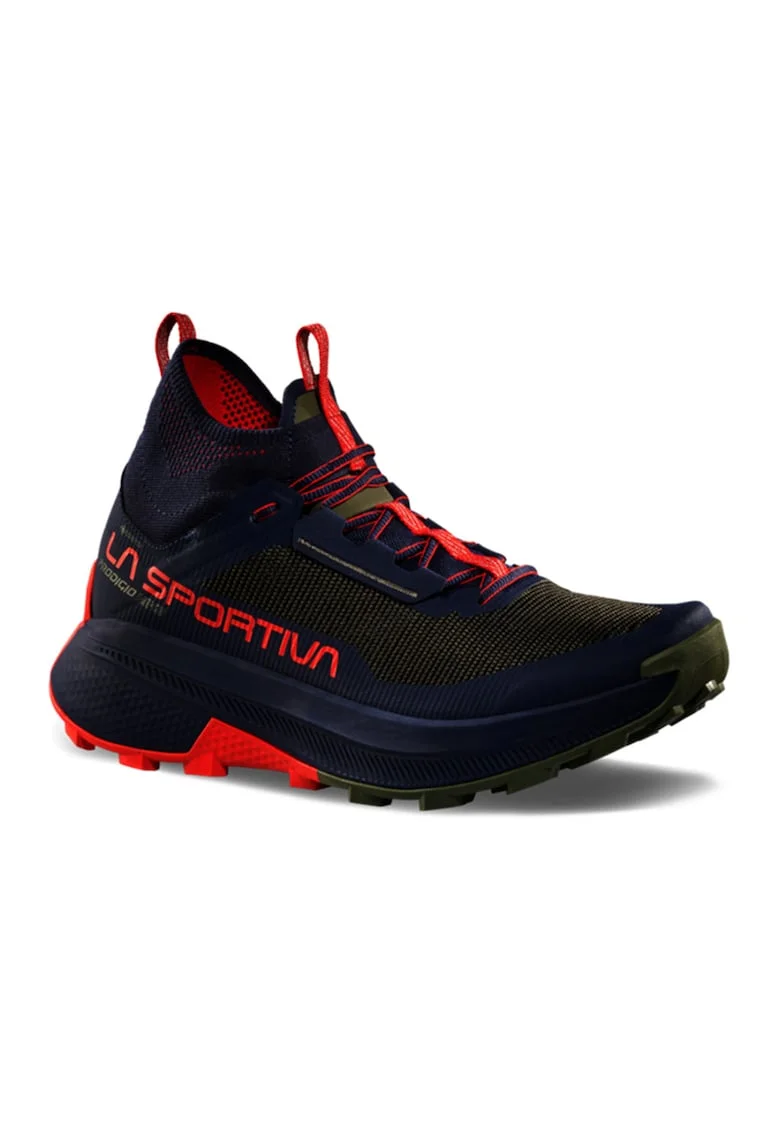 Pantofi mid-cut Prodigio pentru drumetii, Violet/Portocaliu mandarina/Gri antracit