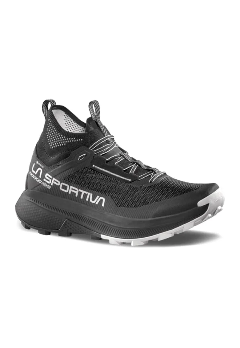 Pantofi mid-cut Prodigio pentru drumetii, Negru/Gri deschis