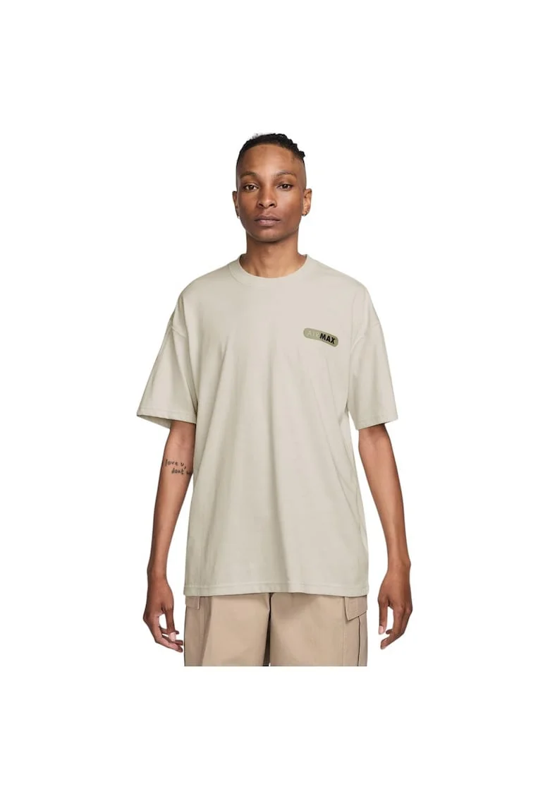 Tricou sport  Sportswear Max90, maneca scurta, confortabil, bumbac, bej