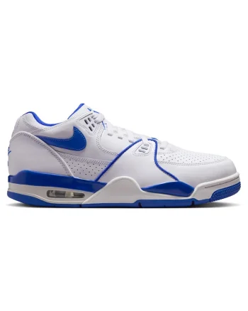 Pantofi sport barbati  Air Flight '89 Low, alb/albastru, piele ecologica, tehnologie Nike Air, croiala joasa