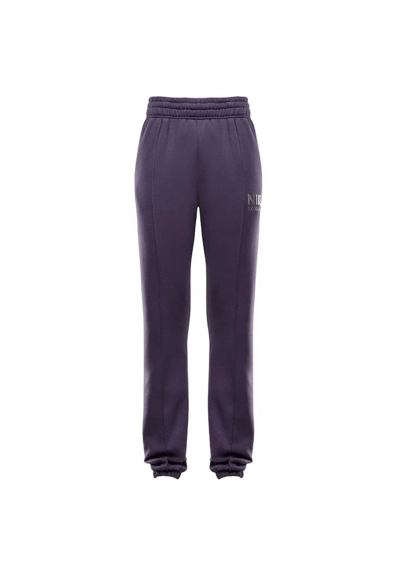 Pantaloni sport dama HM4319,  Bumbac/Poliester, Mov