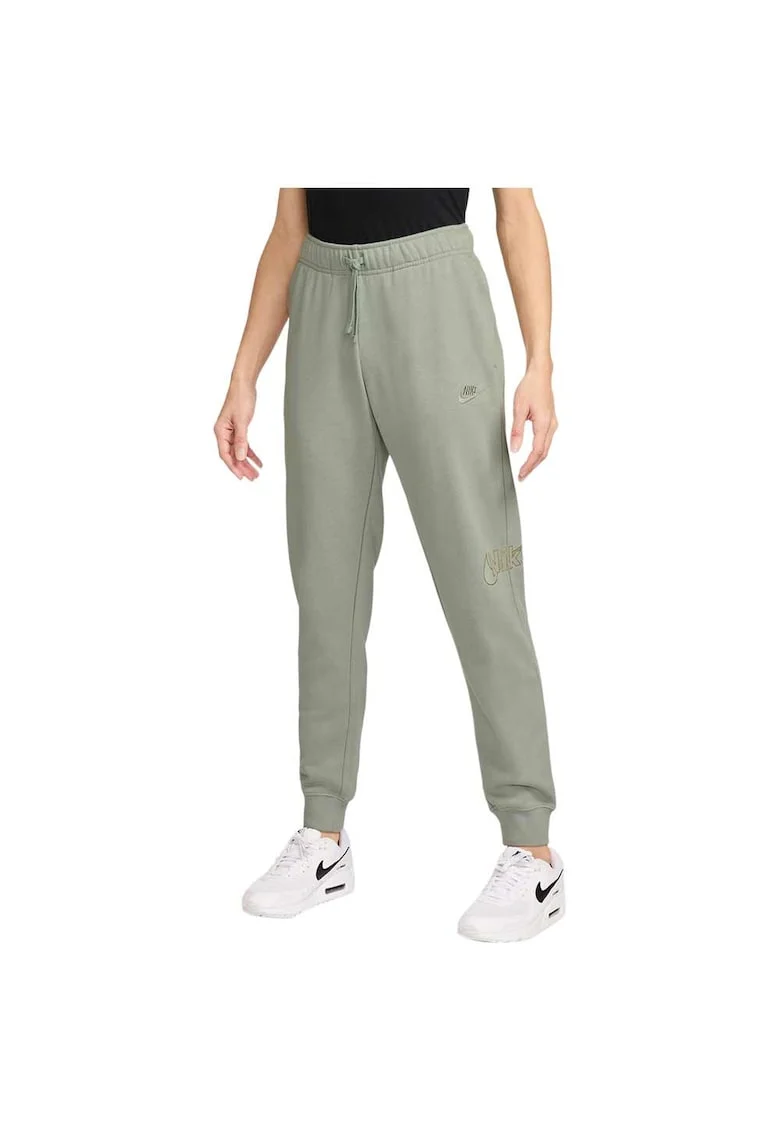 Pantaloni sport dama FV8062,  Bumbac/Poliester, Verde