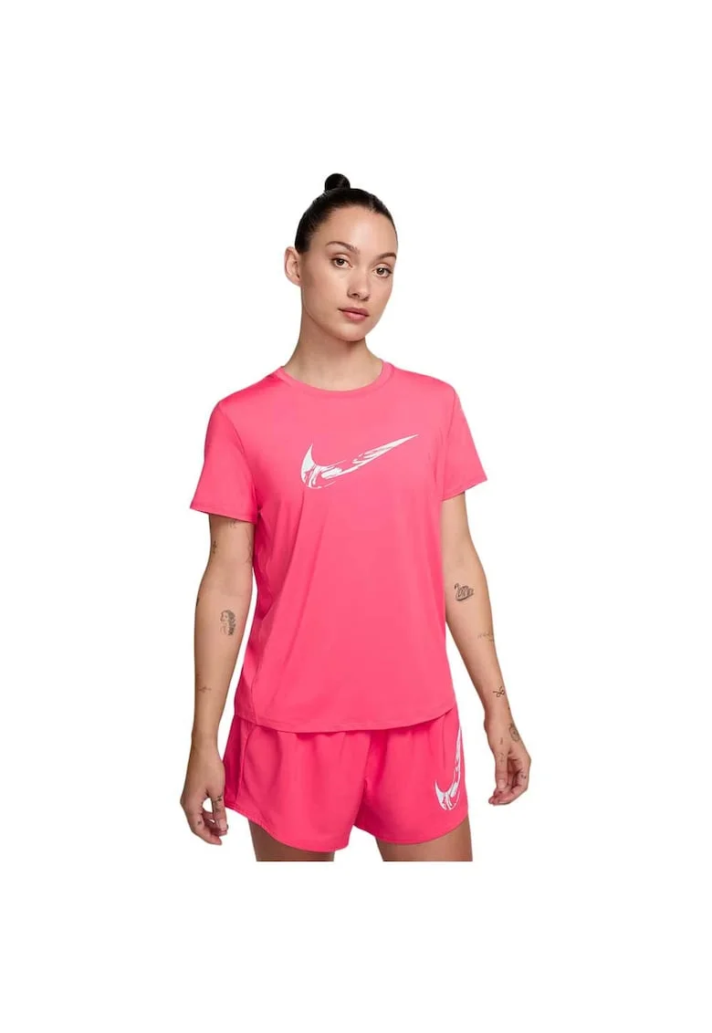 Tricou sport dama  One, maneca scurta, roz, bumbac