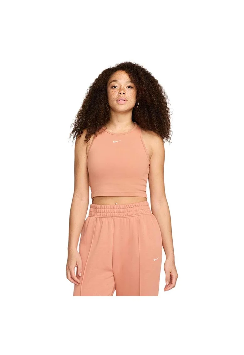 Maiou sport  material elastic, nude, bumbac poliester