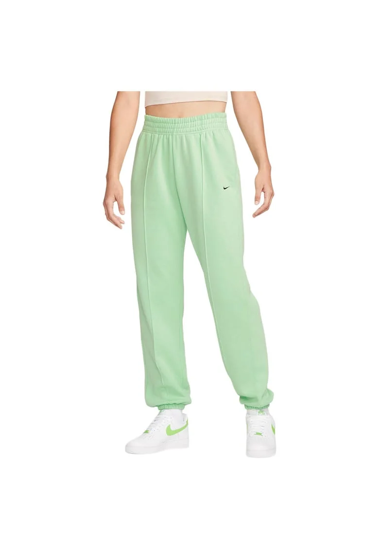 Pantaloni sport dama FZ4632,  Bumbac/Poliester, Verde