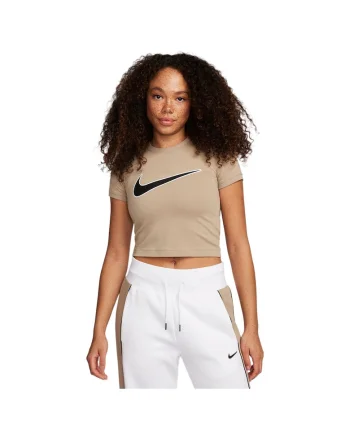 Tricou sport  bej, bumbac, imprimeuri grafice, croiala slim