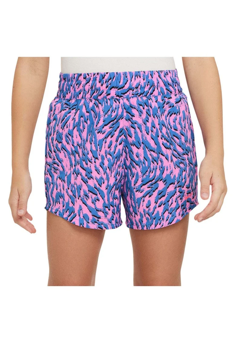 Pantaloni sport copii,  G NK Dri-FIT One Woven, talie inalta, poliester, multicolor