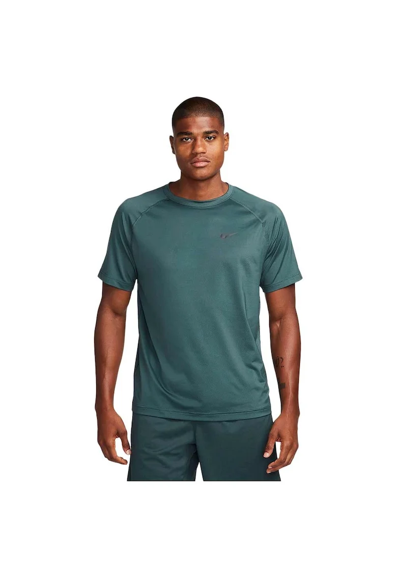 Tricou sport  Dri-FIT Ready, respirabil, uscare rapida, verde, poliester