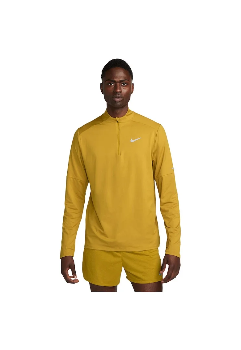 Bluza sport  Element Dri-FIT, poliester, protectie solara, galben