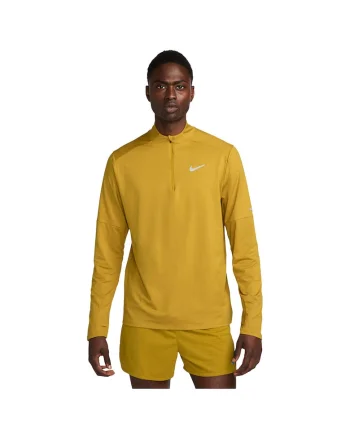 Bluza sport  Element Dri-FIT, poliester, protectie solara, galben